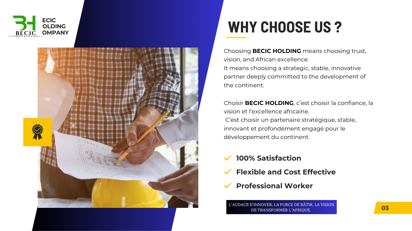 BECIC Holding Company - Why Choose Us